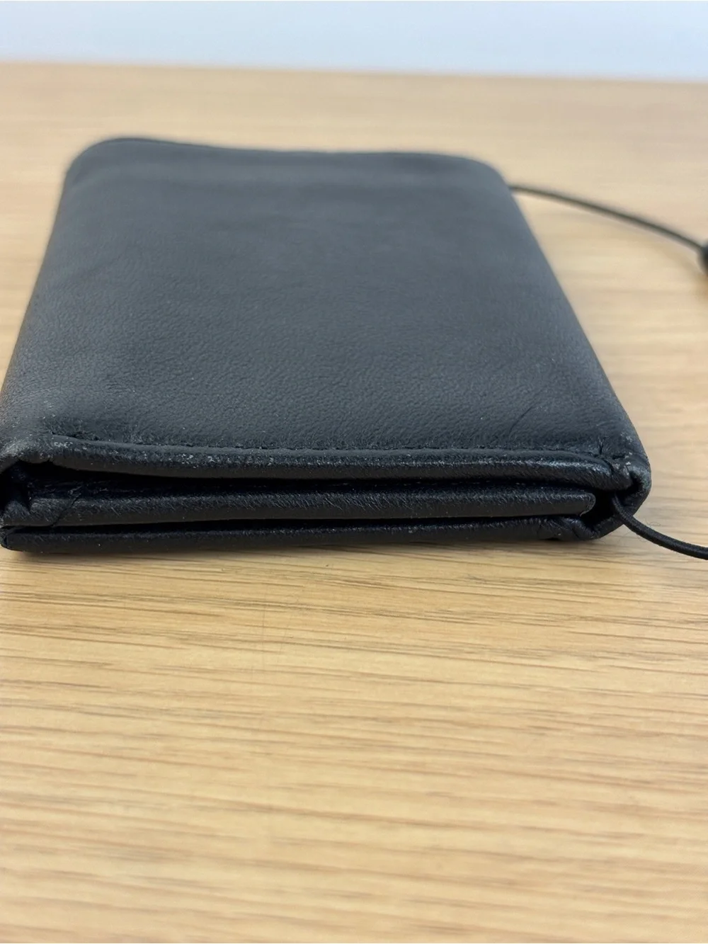 Pittsburgh‎ Steelers Black Leather Wallet with Logo Patch NEW!